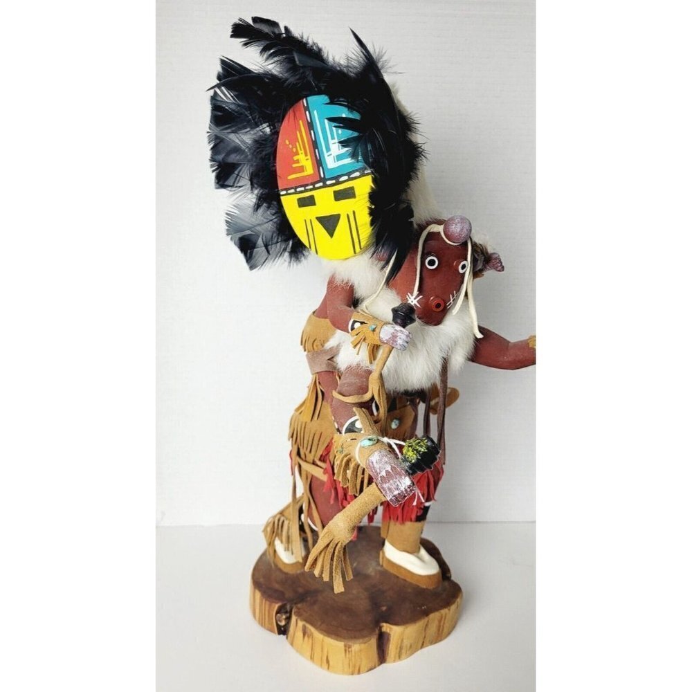 Hopi Kachina Doll  by K Yazzie 617152 18" Tall Native American Rare Stunning!